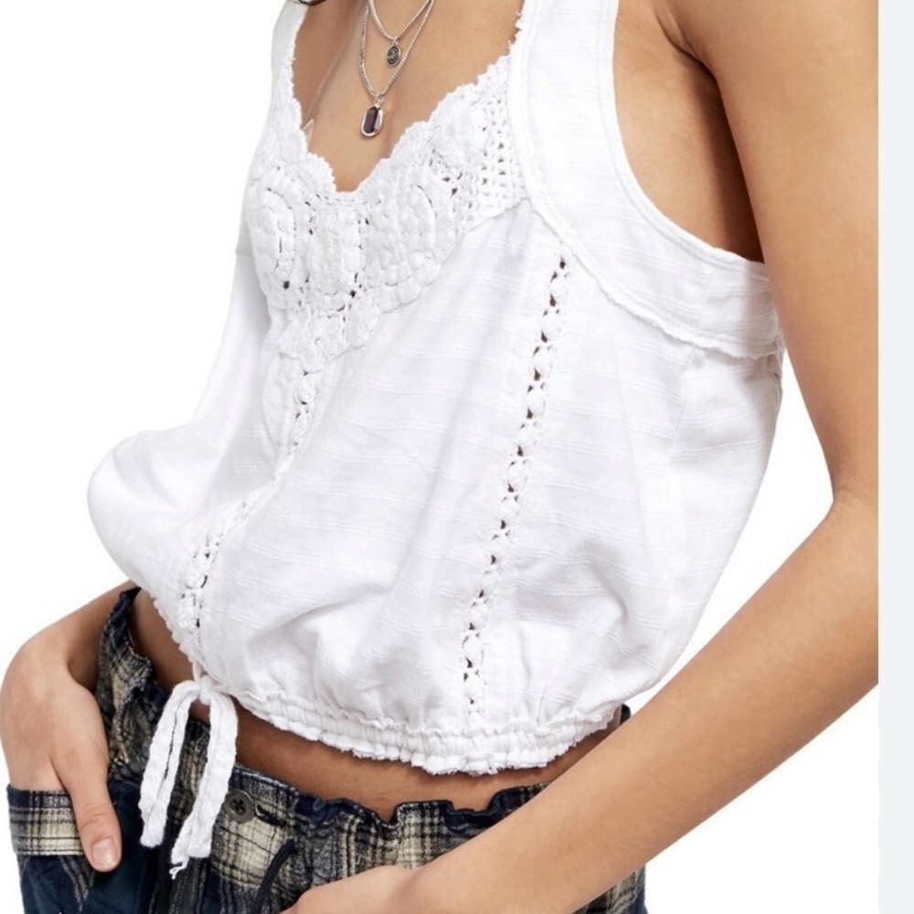 🐚EUC FREE PEOPLE Sweet Something Tank Top.